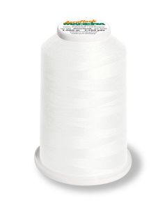 MADEIRA - Aeroflock 100 Miniking Bulk Overlock Thread - 1000m Spool Col. 8020 Natural White