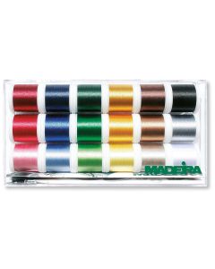 MADEIRA THREAD BOX - POLYNEON 40 Solids  - 18 x 400m (8045)