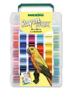 MADEIRA TRAVEL THREAD BOX - Softbox Rayon 80x200m (8082)