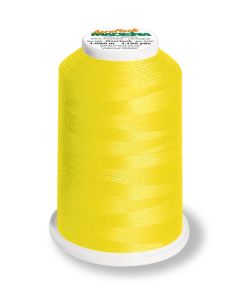 MADEIRA - Aeroflock 100 Miniking Bulk Overlock Thread - 1000m Spool Col. 8230 Neon Yellow