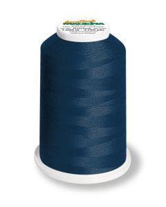 MADEIRA - Aeroflock 100 Miniking Bulk Overlock Thread - 1000m Spool Col. 8420 Navy Blue