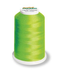 MADEIRA - Aeroflock 100 Miniking Bulk Overlock Thread - 1000m Spool Col. 8990 Green Apple