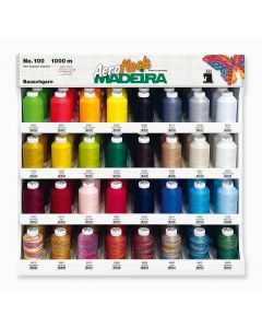 MADEIRA DISPLAY - Aeroflock 100 Miniking  -  128 Spools x 1000m
