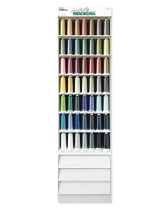 MADEIRA DISPLAY - AeroQuilt 40 - Full Collection Display Tower 196 Cones Solid + Multicolor