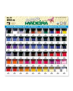MADEIRA DISPLAY - Cotona 50 Full Collection Display - 600 Spools x 1000m