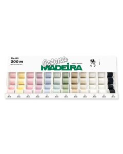 MADEIRA DISPLAY - Cotona 80 in 11 Colors -  60 Spools x 200m