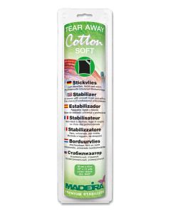 MADEIRA Cotton Soft - Tear Away Stabilizer BLACK 30cm x 10m ROLL