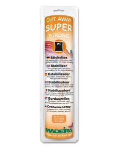 MADEIRA Super Strong - Cut-Away Stabilizer BLACK  30cm x 5m ROLL
