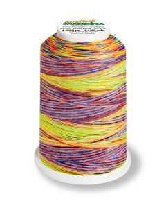 MADEIRA - Aeroflock 100 Miniking Bulk Overlock Thread Multicolor - 1000m Spool Col. 9515 Chameleon