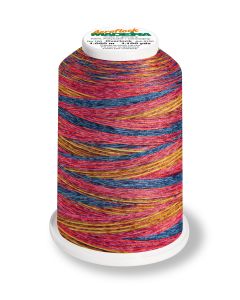 MADEIRA - Aeroflock 100 Miniking Bulk Overlock Thread Multicolor - 1000m Spool Col. 9609 Confetti