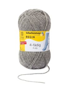 REGIA 4-Ply Solid Yarn 50g - Flannel Melange