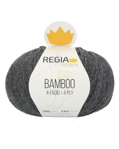 REGIA 4-Ply BAMBOO 100g -  Anthracite Grey