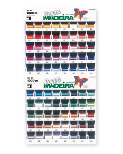MADEIRA THREAD DISPLAY - Rayon 40 Extended Collection 80 Colors in 2 Display Units - 400 x 1000m