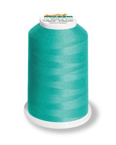 MADEIRA - Aeroflock 100 Miniking Bulk Overlock Thread - 1000m Spool Col. 9892 Turquoise