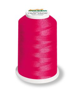 MADEIRA - Aeroflock 100 Miniking Bulk Overlock Thread - 1000m Spool Col. 9907 Neon Pink