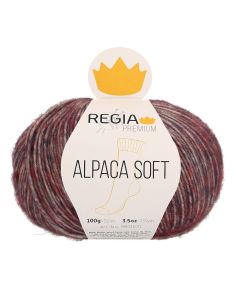 REGIA 4-Ply PREMIUM Alpaca Soft 100g - Berry Melange