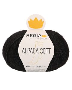 REGIA 4-Ply PREMIUM Alpaca Soft 100g - Black