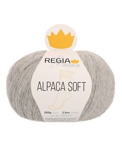 REGIA 4-Ply PREMIUM Alpaca Soft 100g - Light Grey