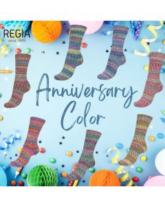 REGIA - Anniversary Color CASE PACK 7 Colors 5 Skeins Each