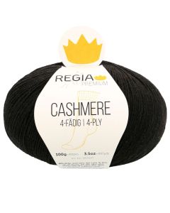 REGIA 4-Ply PREMIUM Cashmere 100g - Black