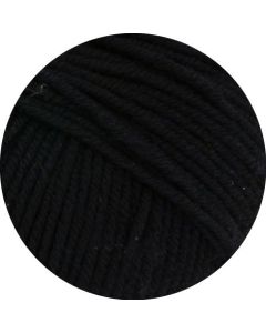 Cool Wool Big - Classic Merino Yarn - Black Col. 627 - 50g Skein by Lana Grossa