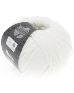 Cool Wool Superfine - Classic Merino Yarn - White Col. 431 - 50g Skein by Lana Grossa
