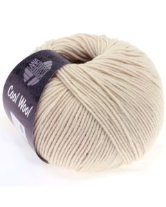 Cool Wool Superfine - Classic Merino Yarn - Natural Col. 590 - 50g Skein by Lana Grossa