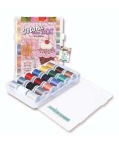 MADEIRA THREAD BOX - Smartbox Cotona 50 - 18 x 1000 m / needles / color card