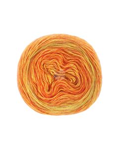 Ecopuno  - Degrade -  Orange/Yellow Col.403 - 100g Skein by Lana Grossa