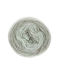 Ecopuno  - Degrade -  Grey/Silver Grey Col.408 - 100g Skein by Lana Grossa