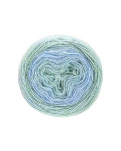 Ecopuno  - Degrade -  Light Blue/Periwinkle Col.410 - 100g Skein by Lana Grossa