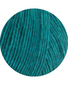 Ecopuno - Cotton, Merino, Baby Alpaca Yarn - Petrol Col.12 - 50g Skein by Lana Grossa