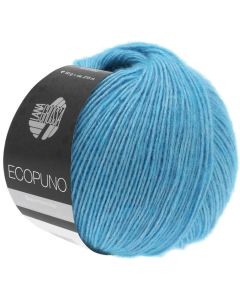 Ecopuno  - Solid - Turquoise Blue Col.29 - 50g Skein by Lana Grossa