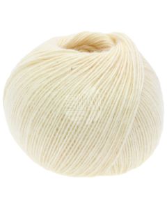 Ecopuno - Cotton, Merino, Baby Alpaca Yarn - Ecru Col.46 - 50g Skein by Lana Grossa