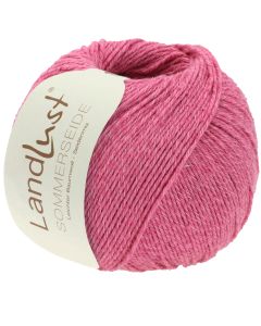 LANDLUST SOMMERSEIDE -Silk/Cotton Yarn - Pink Col. 33 - 50g Skein by Lana Grossa