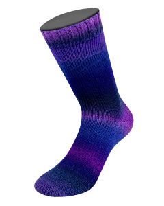 Meilenweit 100 Color Mix Soft- Col. 8053 - 100g Skein Non-Plied Sock Yarn by Lana Grossa