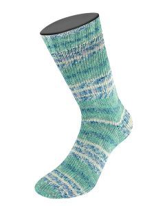 MEILENWEIT COTONE VEGANO ISOLA - Cotton Blend Sock Yarn 4-Ply Col.215 - 100g Skein  by Lana Grossa