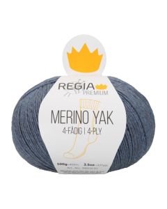 REGIA 4-Ply PREMIUM Merino Yak 100g - Jeans Melange