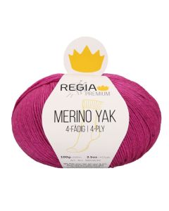 REGIA 4-Ply PREMIUM Merino Yak 100g - Pink