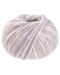 Natural Alpaca Pelo - Lilac/White Col. 202 - 50g Skein by Lana Grossa