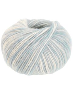 Natural Alpaca Pelo - Light Blue/White Col. 203 - 50g Skein by Lana Grossa