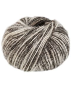 Natural Alpaca Pelo - Charcoal/White Col. 209 - 50g Skein by Lana Grossa