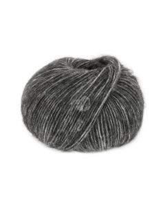 Natural Alpaca Pelo - Mottled Dark Grey Col. 004- 50g Skein by Lana Grossa