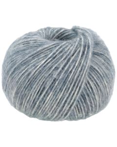 Natural Alpaca Pelo - Mottled Grey Blue Col. 017 - 50g Skein by Lana Grossa