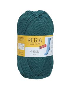 REGIA 4-Ply Solid Yarn 100g - Petrol