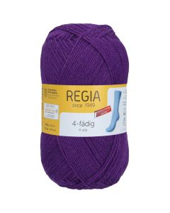 REGIA 4-Ply Solid Yarn 100g - Violet