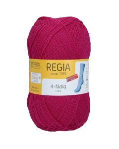 REGIA 4-Ply Solid Yarn 100g - Fuchsia
