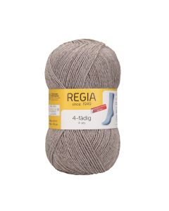 REGIA 4-Ply Solid Yarn 100g - Mottled Wood