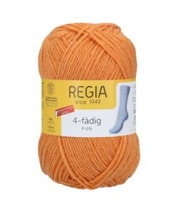 REGIA 4-Ply Solid Yarn 50g - Pumpkin