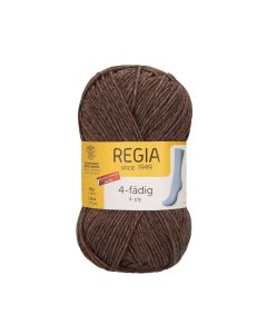 REGIA 4-Ply Solid Yarn 50g - Mottled Bark